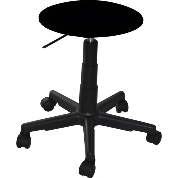 Табурет лабораторный Талли черный (экокожа, пластик) Табурет лабораторный Талли черный (экокожа, пластик)