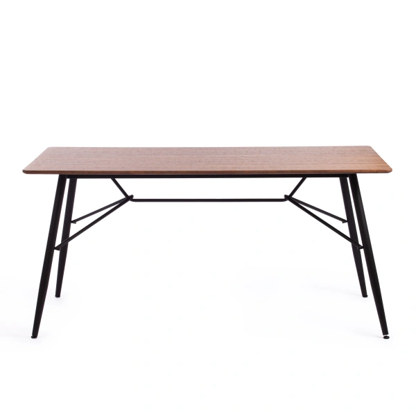 Стол RUSTO (mod. 289) МДФ/металл, 160 х 90 х 75 см , Black (Черный) / Walnut (Орех) 10 Стол RUSTO (mod. 289) МДФ/металл, 160 х 90 х 75 см , Black (Черный) / Walnut (Орех) 10