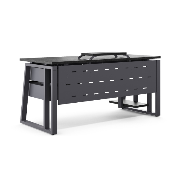 Стол компьютерный Kobor KTS2-80/60 graphite/wood Стол компьютерный Kobor KTS2-80/60 graphite/wood