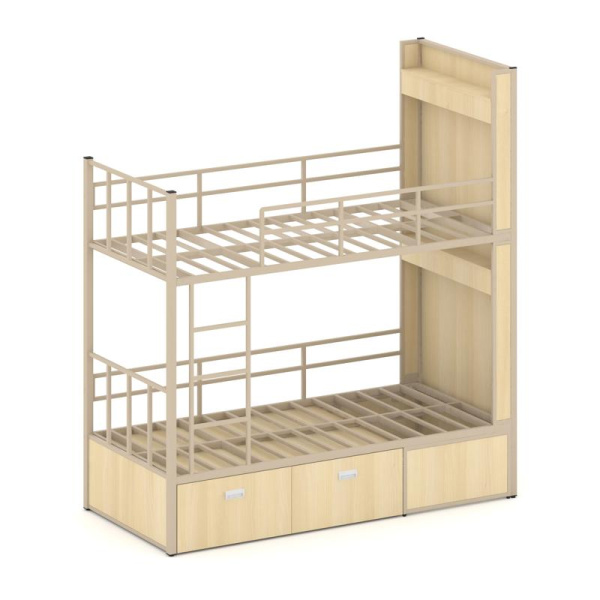 Overnight Кровать 2-х ярусная ON.K2-001 Акация Лорка/Металл Капучино 2075*950*2260 Overnight Кровать 2-х ярусная ON.K2-001 Акация Лорка/Металл Капучино 2075*950*2260