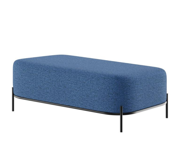 Jive Диван двухместный без спинки JVE-4 Ness 009/Металл Черный 1250*720*480