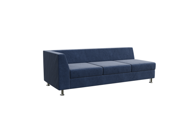 Prime Секция с подлокотником трехместная правая PR.SP-3 (R) Kardif 028 1850х770х720