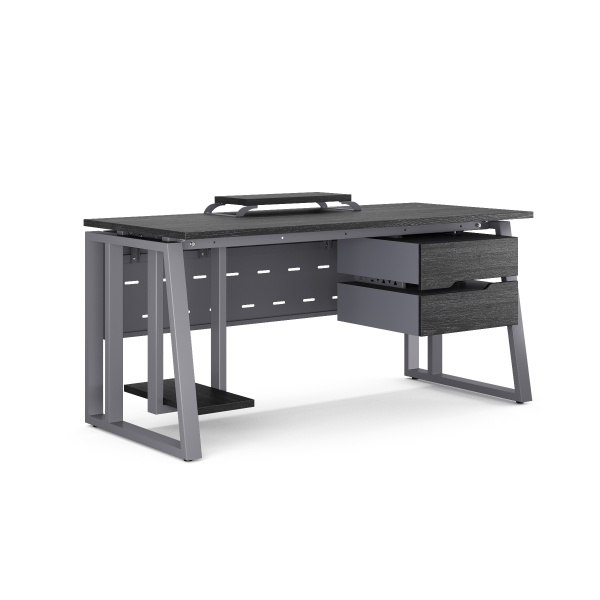 Стол компьютерный Kobor KTS2-80/60 graphite/wood Стол компьютерный Kobor KTS2-80/60 graphite/wood