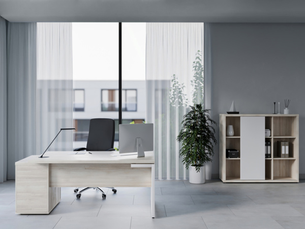 Кабинет руководителя Zion дуб шамони светлый Кабинет руководителя Zion дуб шамони светлый