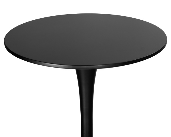 Стол барный MIA BAR (черная столешница, черное основание)