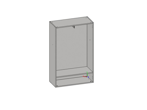 Корпус гардероба среднего JNS414