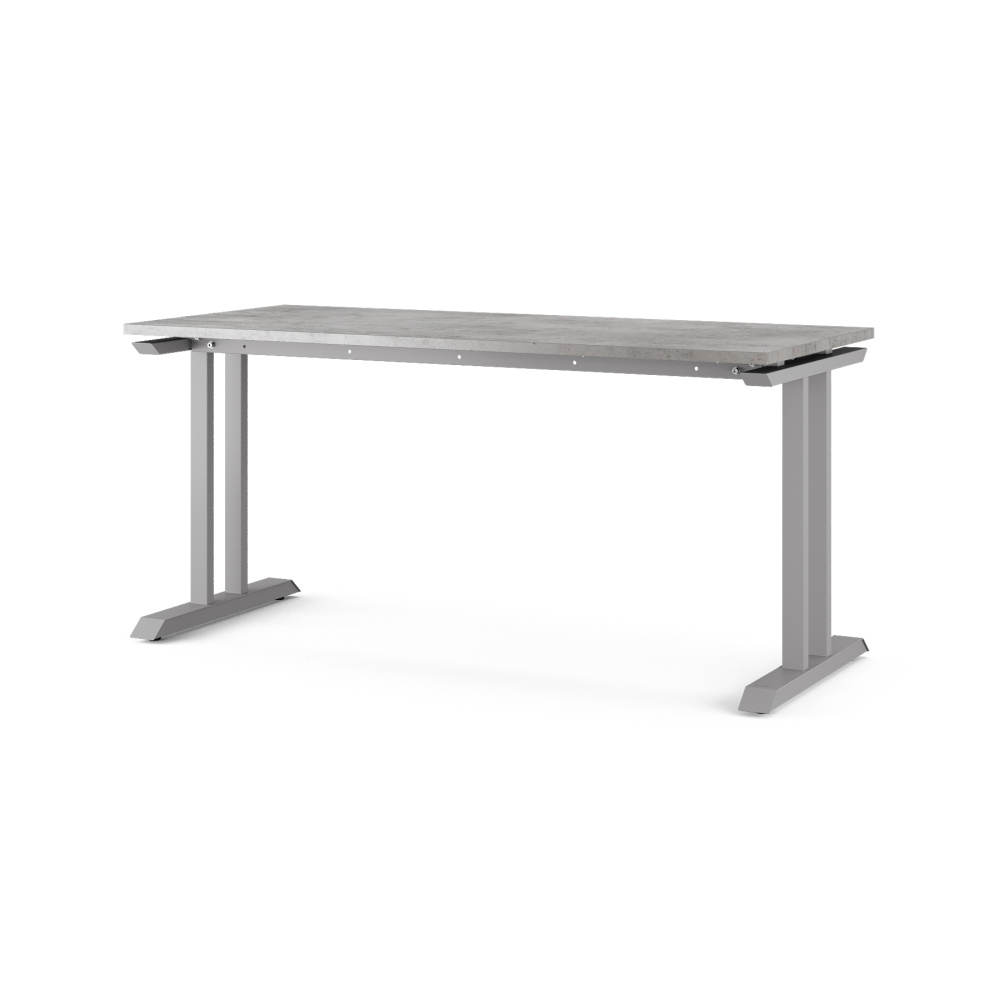 Стол офисный Kobor T-180/60 aluminum/chicago