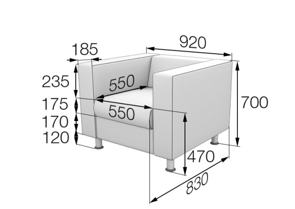 Алекто. Кресло. Ecotex 3001. Алекто. Кресло. Ecotex 3001.