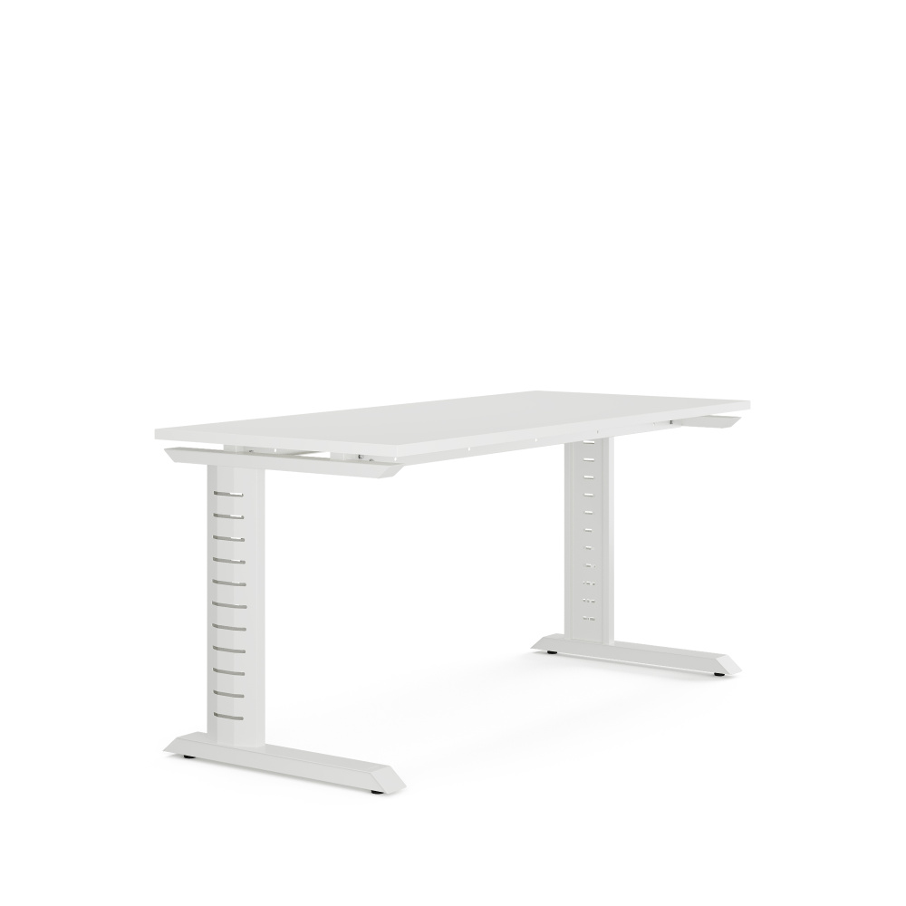 Стол офисный Kobor L2-160/80 white/premium
