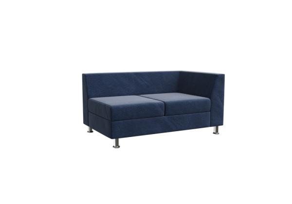 Prime Секция с подлокотником двухместная левая PR.SP-2 (L) Kardif 028 1300х770х720