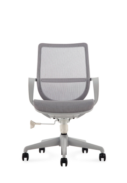 Кресло офисное / Гэлакси gray LB / серый пластик / серая сетка / серая сетка