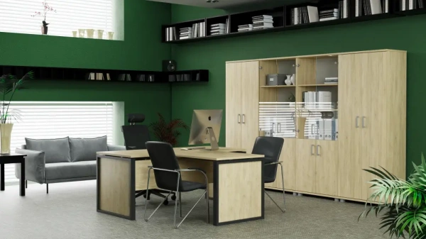 Кабинет руководителя Аргентум-М Баттл Рок/Антрацит