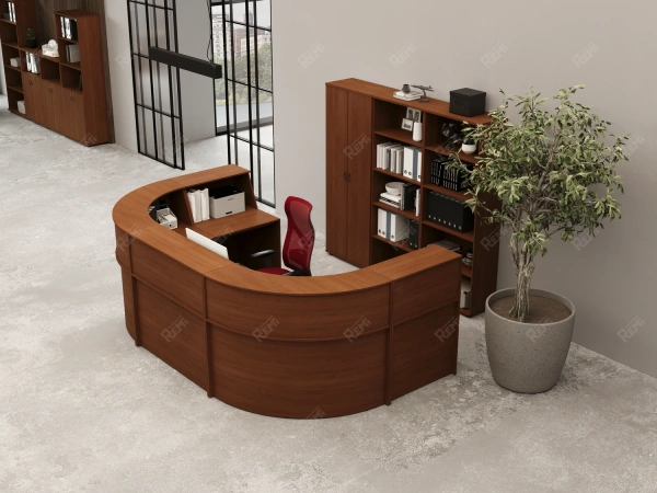 UNITY РРП3-7-12-VISH Прямой блок ресепшн с полкой 70-120 1200х700х1250