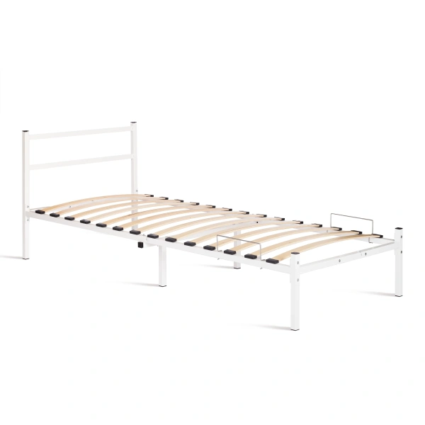 Кровать Marco металл, 90х200см, белый