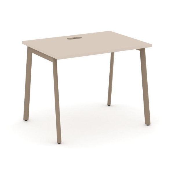 Estetica Стол рабочий ES.SP-1-LP Капучино/Металл Латте 980*730*750 Estetica Стол рабочий ES.SP-1-LP Капучино/Металл Латте 980*730*750
