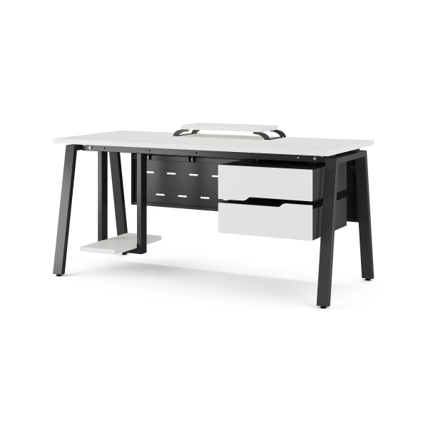 Стол офисный Kobor A-140/60 black/premium Стол офисный Kobor A-140/60 black/premium