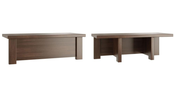 Davos Стол письменный 230x100x76 дуб шоколад