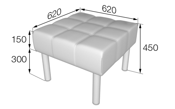MVK38162 Банкетка Bu-p1 grey MVK38162 Банкетка Bu-p1 grey
