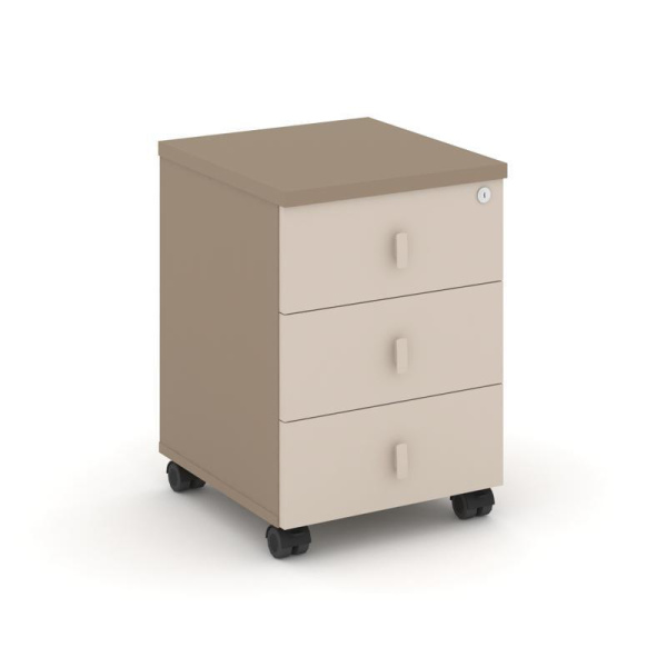 Estetica Тумба мобильная, усиленная ES.ТМ-3U Латте/Капучино 432*460*611