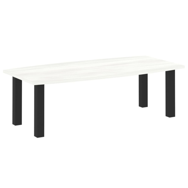 Yalta Стол переговорный LT.SP-2 Снежная Патина/Металл Черный 2400*1200*750 Yalta Стол переговорный LT.SP-2 Снежная Патина/Металл Черный 2400*1200*750