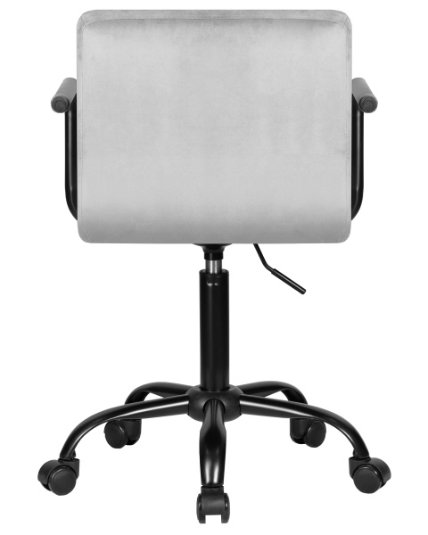 Офисное кресло для персонала DOBRIN TERRY BLACK (серый велюр (MJ9-75)) Офисное кресло для персонала DOBRIN TERRY BLACK (серый велюр (MJ9-75))