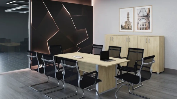 Кабинет руководителя Аргентум-М Баттл Рок/Белый