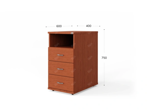 UNITY РТ-6 ОРЕХ ИТАЛЬЯНСКИЙ Тумба с ящиками 400x600x750