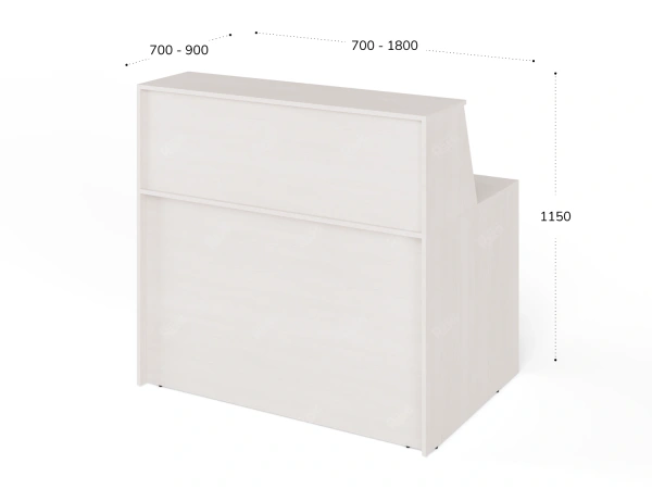 UNITY РРП2-8-12-DM Прямой блок ресепшн 80-120 1200х800х1250