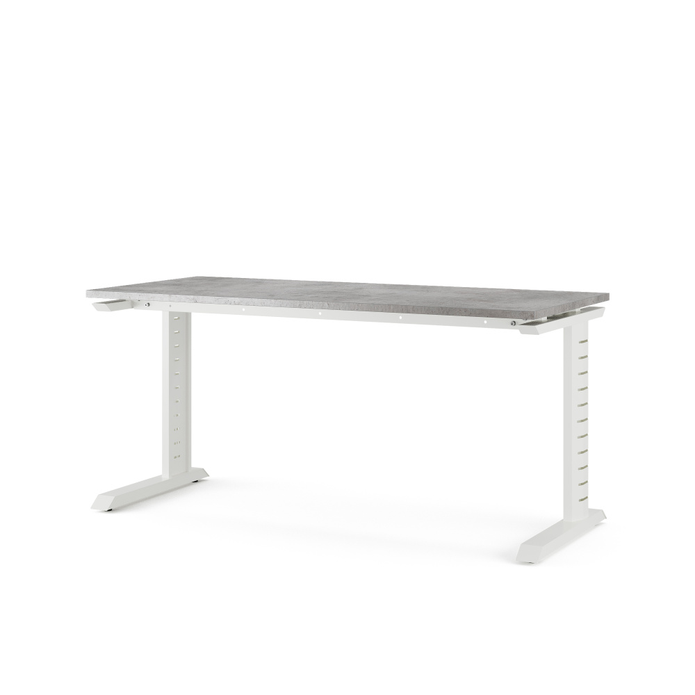 Стол офисный Kobor L2-120/80 white/chicago