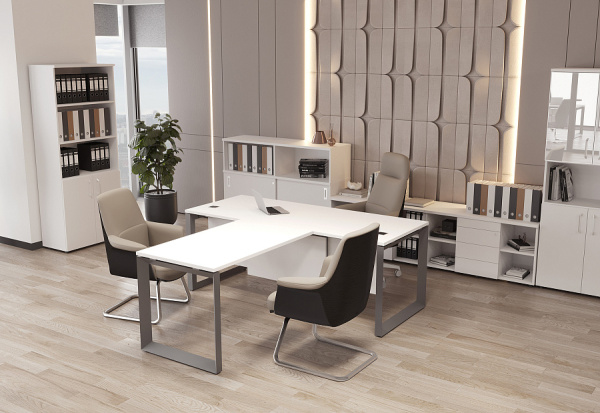 Кабинет руководителя ONIX DIRECT Белый Бриллиант