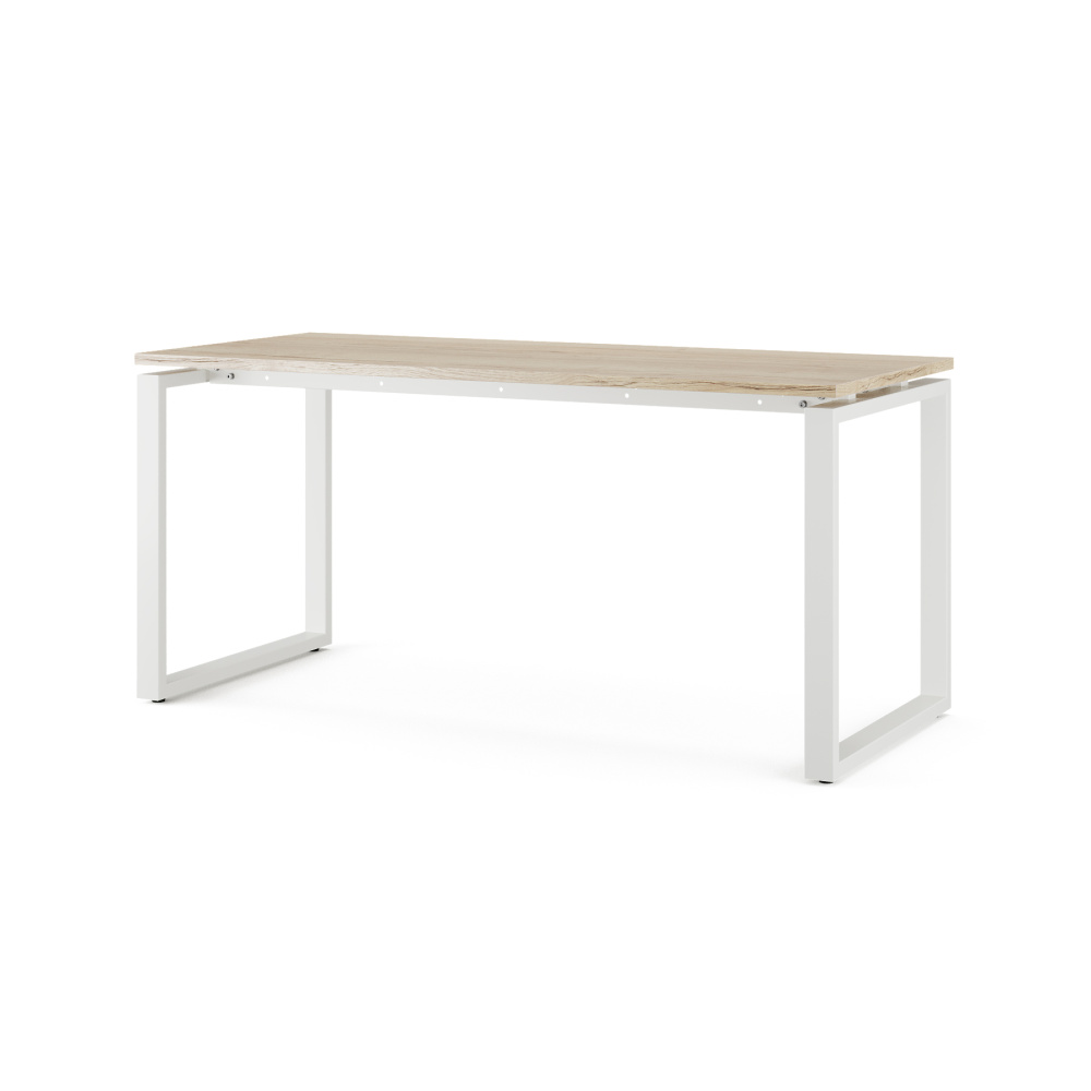 Стол офисный Kobor O1-120/80 white/natural