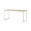Стол офисный Kobor O1-140/80 white/natural