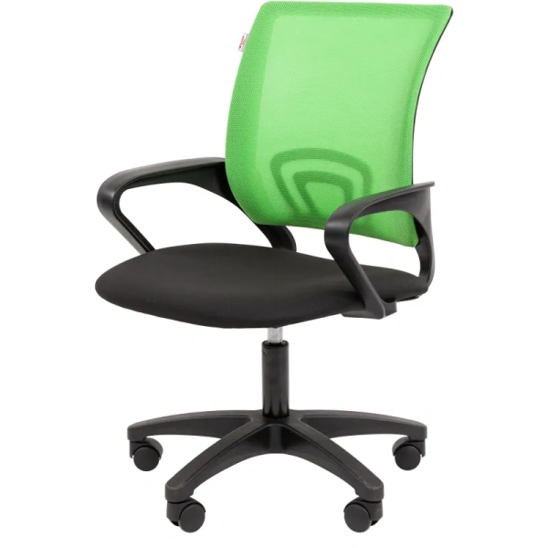Кресло ТП 304 LT сетка/ткань,св-зеленый/черный,пластик Кресло ТП 304 LT сетка/ткань,св-зеленый/черный,пластик