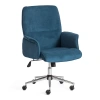 Кресло YORK флок , синий, 32 Кресло YORK флок , синий, 32