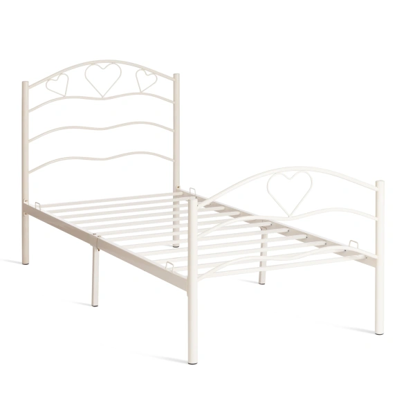 Кровать ROXIE 90x200 см (Single bed), белый (White)