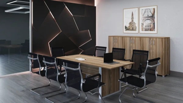 Кабинет руководителя Аргентум-М Дуб сафари/Антрацит