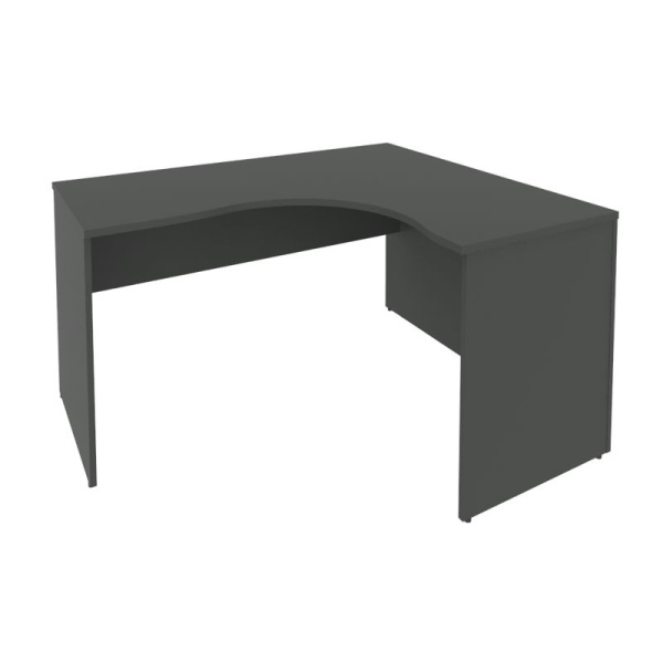 Riva Стол криволинейный правый А.СА-3 (R) Антрацит 1400*1200*750 Riva Стол криволинейный правый А.СА-3 (R) Антрацит 1400*1200*750