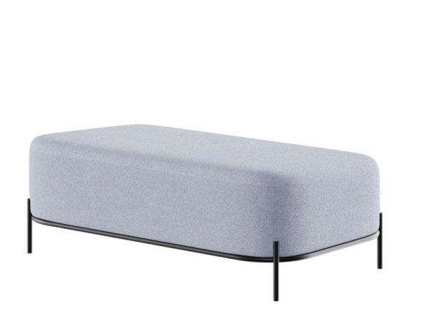 Jive Диван двухместный без спинки JVE-4 Clarins 972/Металл Черный 1250*720*480