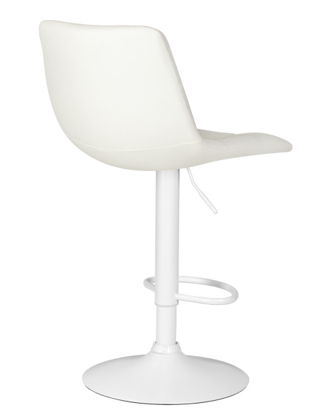Стул барный DOBRIN TAILOR WHITE (белый PU)