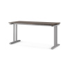 Стол офисный Kobor T-120/70 aluminum/charlston