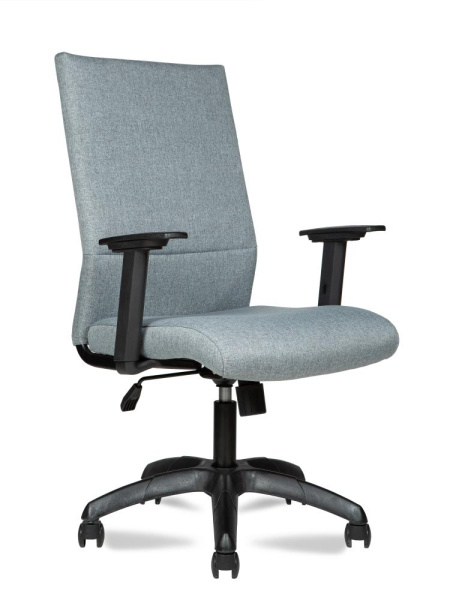 Кресло офисное Клерк 709 Америка короткий Kiton 06 серый