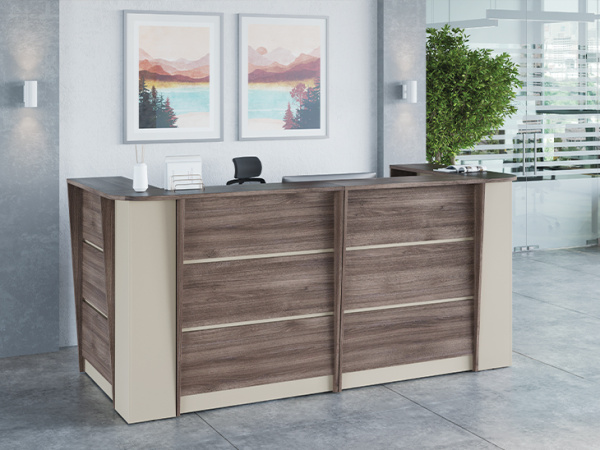 Ресепшн New Line дуб шамони темный
