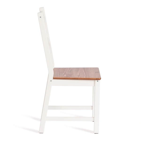 Стул Соната / Sonata chair массив сосны, 41х50х95 см, антик/белый