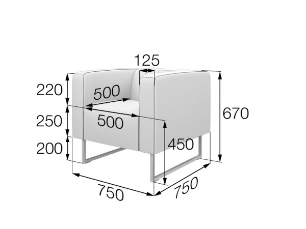 MVK17545 Кресло 50 КС1-50 Romeo white MVK17545 Кресло 50 КС1-50 Romeo white