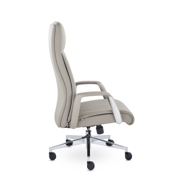 Кресло для руководителя Онтарио М-105 пластик/хром (кофейный)