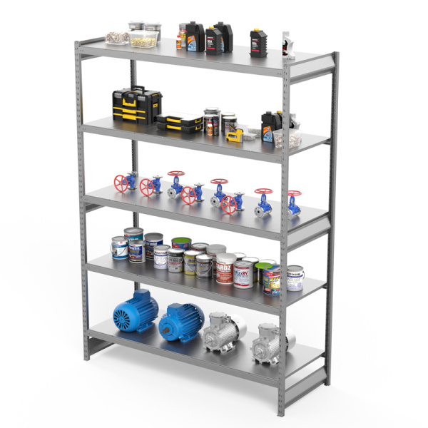 Стеллаж грузовой СГ Ультра (2500х1800х500) 5 ярусов, цинк