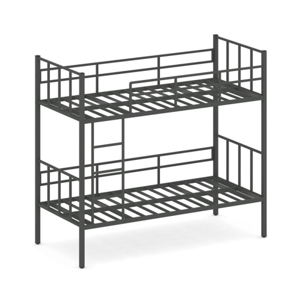 Overnight Кровать 2-х ярусная ON.MK2-002 Металл Антрацит 2075*950*1850