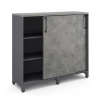 Шкаф-купе Kobor HK/3-120/40/M graphite/chicago
