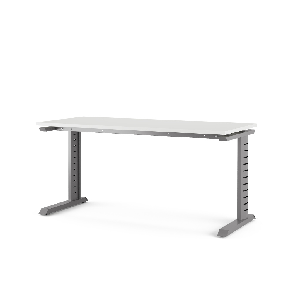 Стол офисный Kobor L2-100/80 aluminum/premium
