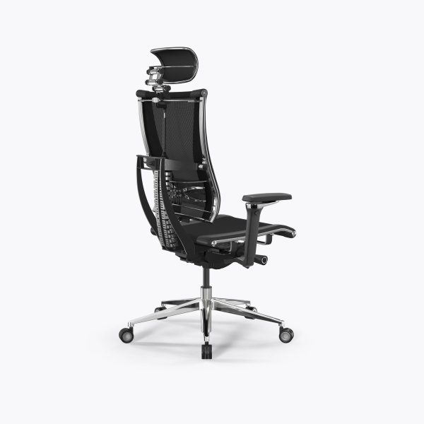 Кресло Y 4DF B2-57D - YM93+Infinity /Vc09/Nc09/D15P/H13mM-3D(M26.B35.G25.W04), Черный